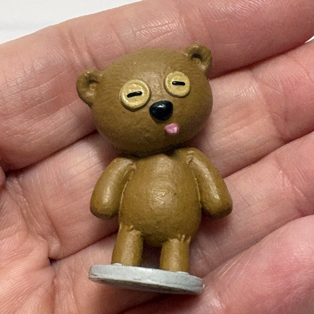 MINIONS Bob's Teddy Bear Tim Miniature PVC Figure Appx 1.5"